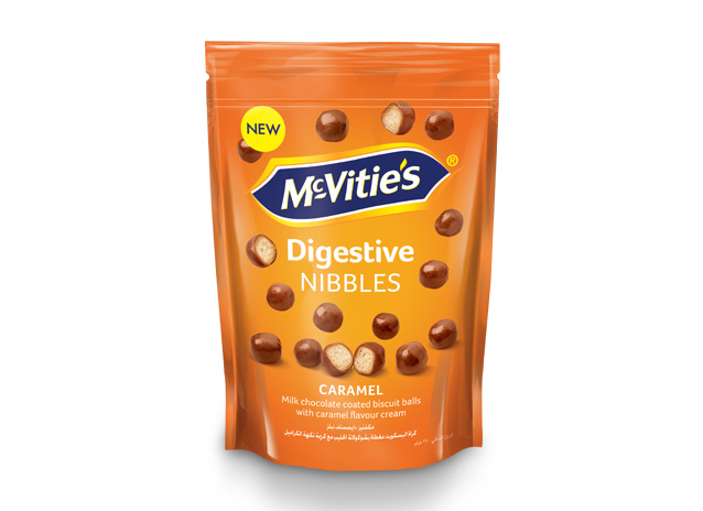 McVitie’s Nibbles Caramel &  Milk Chocolate 120g